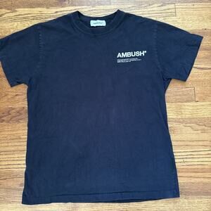 Ambush NOBO AW 2018 Collection Limited Edition Tee Mens M Black T Shirt C17